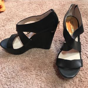 MK black wedges! 💋